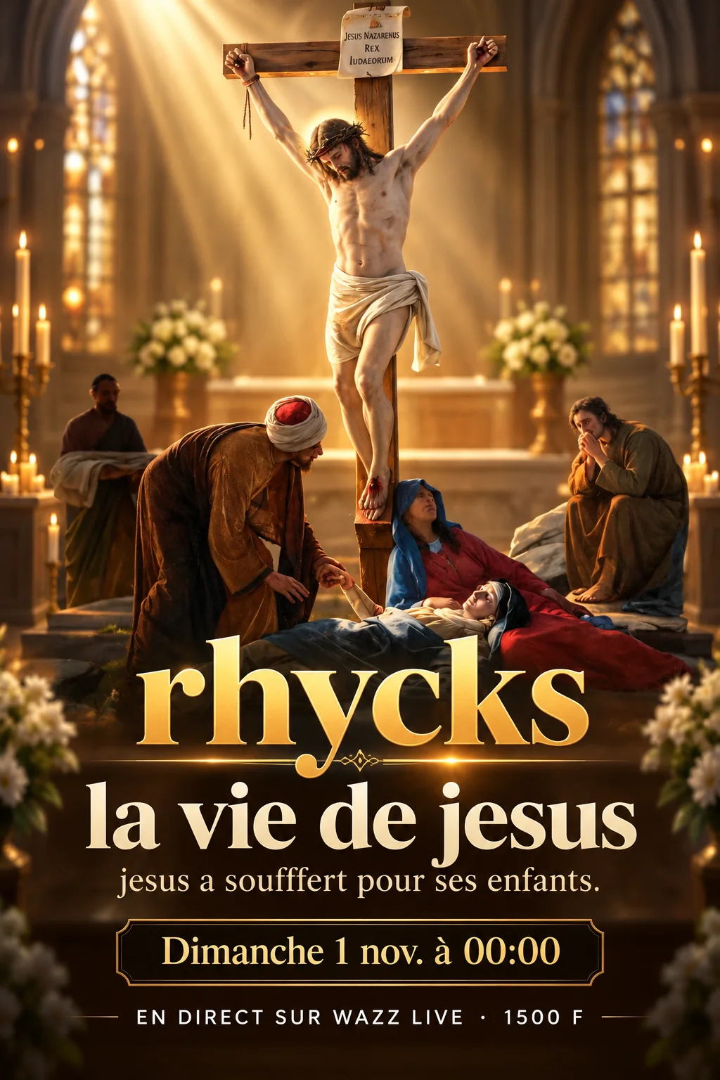 Affiche : rhycks — la vie de jesus
